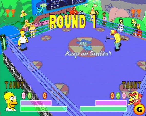 The Simpsons Wrestling