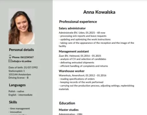 Как создать резюме на английском?